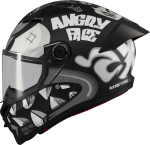 AXXIS FENIX ANGRY FACE B2 BLACK GREY MATT