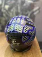 Axxis Eagle Sv Snake Matt Grey Full Face ( L - XL ) - Görsel 3