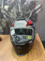 Axxis Eagle Sv Snake Matt Grey Full Face ( L - XL )