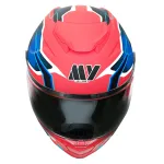 GP MY HELMET MKS002-RBW Güneş Vizörlü Şeffaf Çene Açılır Motosiklet Kaskı - Görsel 2