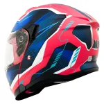 GP MY HELMET MKS002-RBW Güneş Vizörlü Şeffaf Çene Açılır Motosiklet Kaskı - Görsel 5
