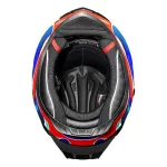GP MY HELMET MKS002-RBW Güneş Vizörlü Şeffaf Çene Açılır Motosiklet Kaskı - Görsel 7