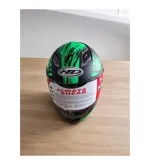 HD FULL FACE YEŞİL SİYAH KASK