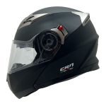 CRN ÇENE AÇILIR VİZÖRLÜ KASK MAT SİYAH