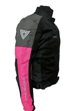 Venom Tourex Lady Bayan Motosiklet Montu 3 Katlı Siyah Pembe