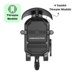 KNMASTER TT830 Titreşim Önleyicili Motosiklet Telefon Tutucu (Kamera Bağlantılı) - Görsel 2